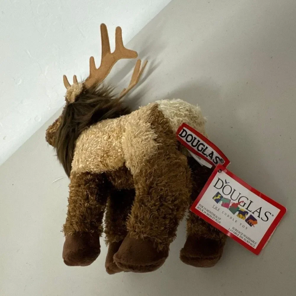 Douglas Moose Plush Stuffed Animal Soft Cuddle Toy